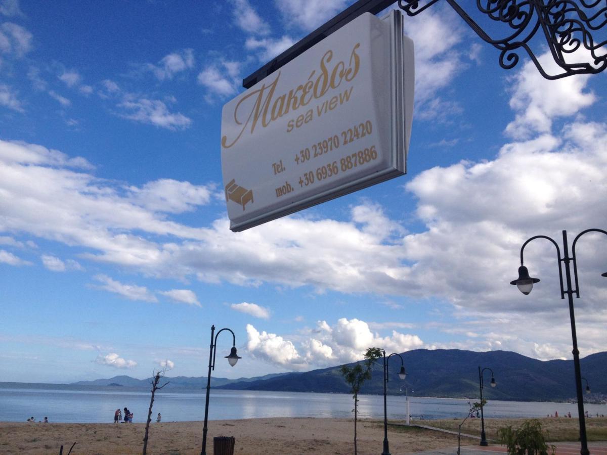 Ferienwohnung Makedos Sea View Vrasná Exterior foto
